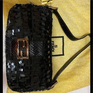 Authentic Fendi sequins handbag